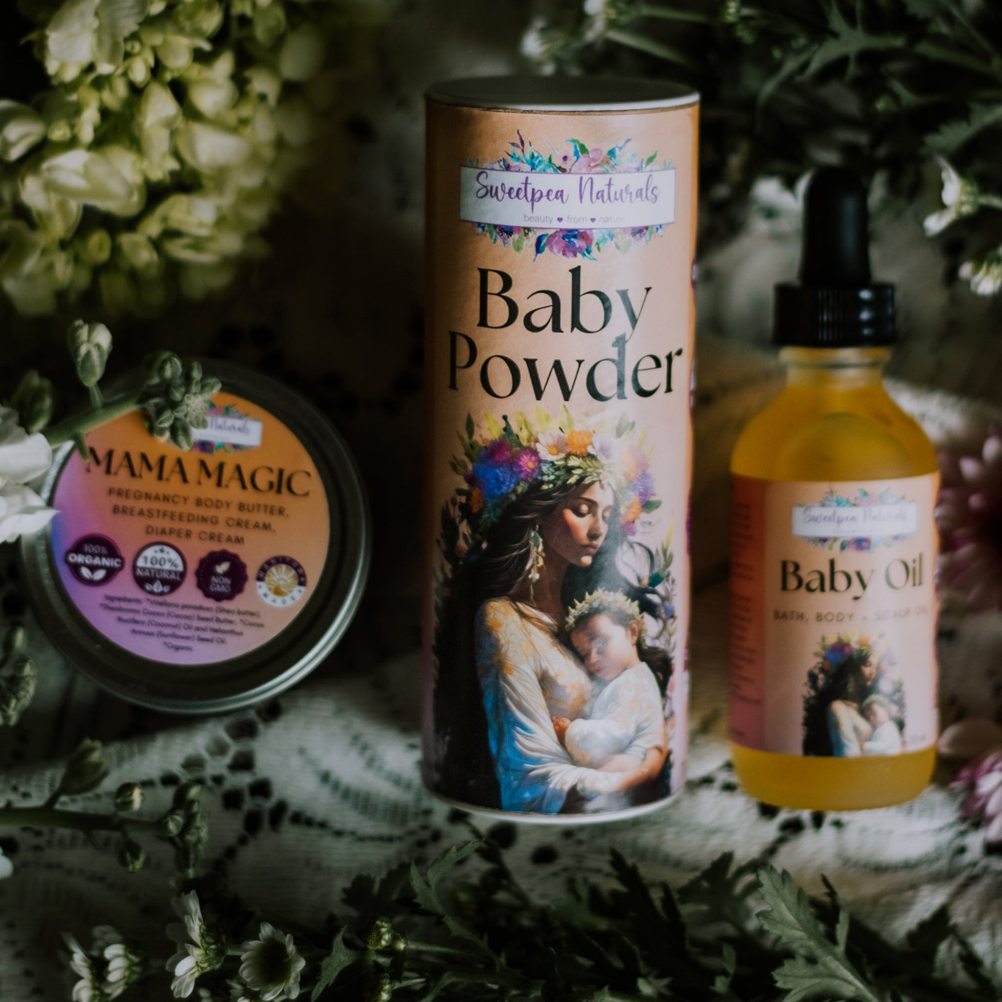 Aapon Mini Market Ltd - Baby Oil for Bath, Body + Scalp