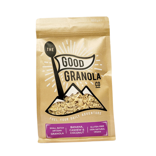 Banana, Cashew & Coconut Granola 400g