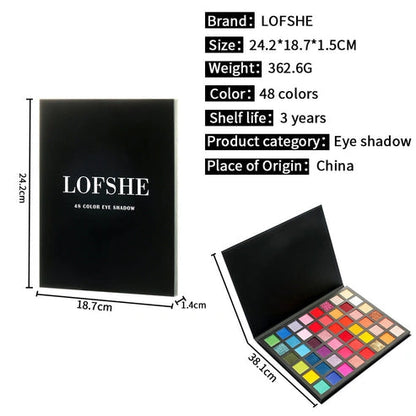 LOFSHE 48 Color Eyeshadow