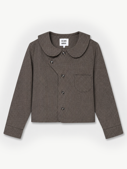 Lightweight Shacket Jacket Cotton Brown Check – Sonje | No More Nobody