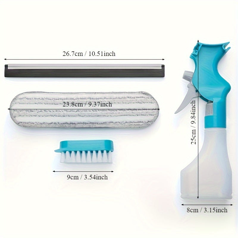 Aapon Mini Market Ltd 4-in-1 Multipurpose Glass Cleaner Brush