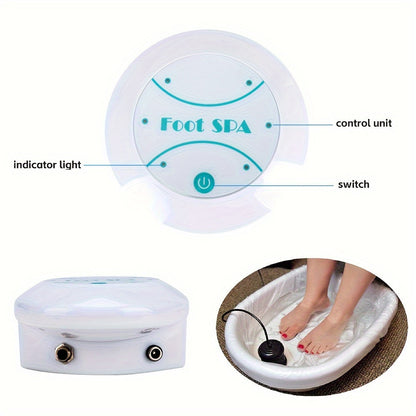 Aapon Mini Market Ltd - NNETM Foot Bath Spa Machine Tub(White)