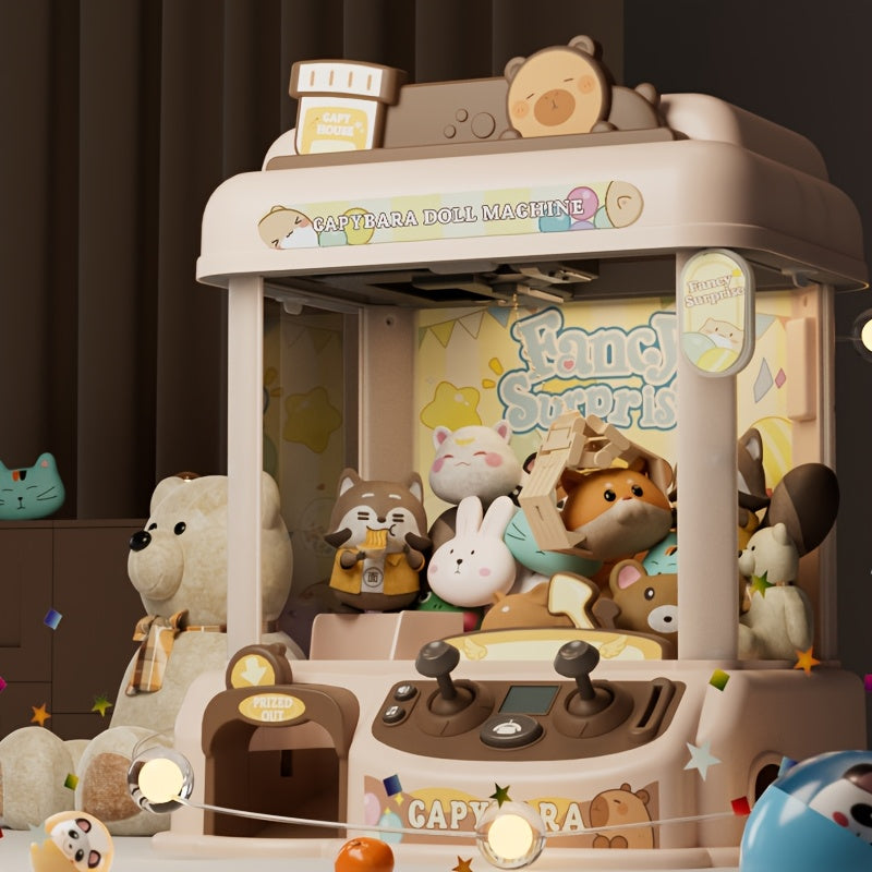 Capybara Toy Claw Machine with Plush Prizes-1