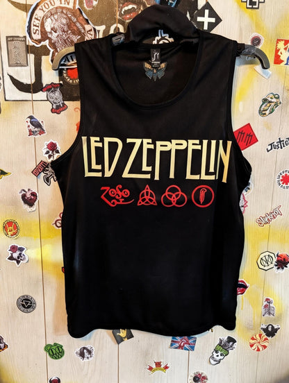 Led Zeppelin Black Sleeveless Vest