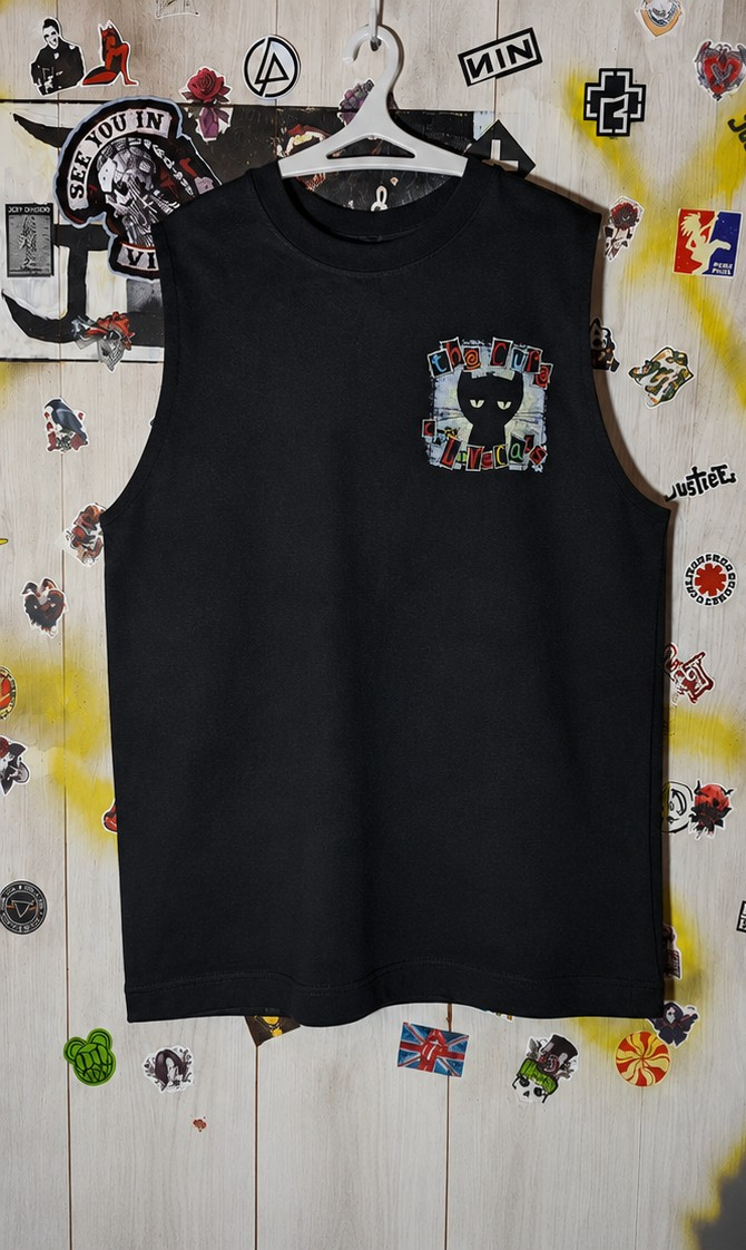 The Cure Black Sleeveless Vest