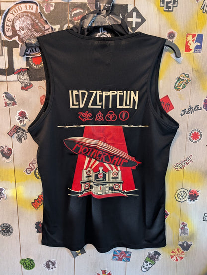 Led Zeppelin Black Sleeveless Vest