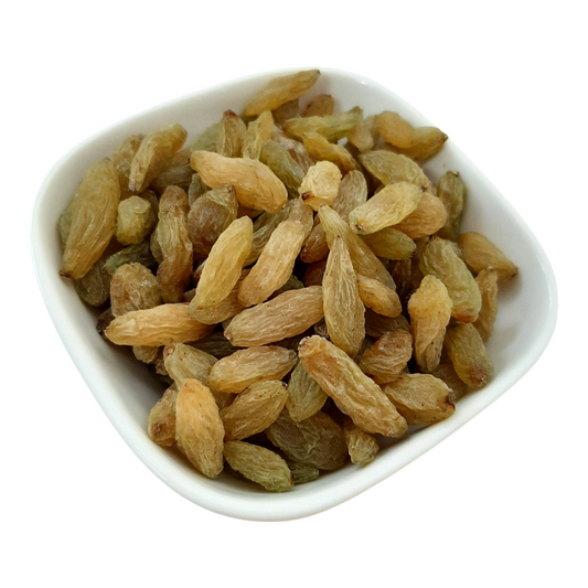 Organic Long Green Raisins Sultanas | Premium + Free Sample
