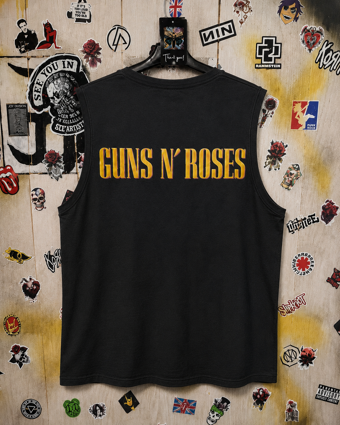 Guns N’ Roses Black Vest Top