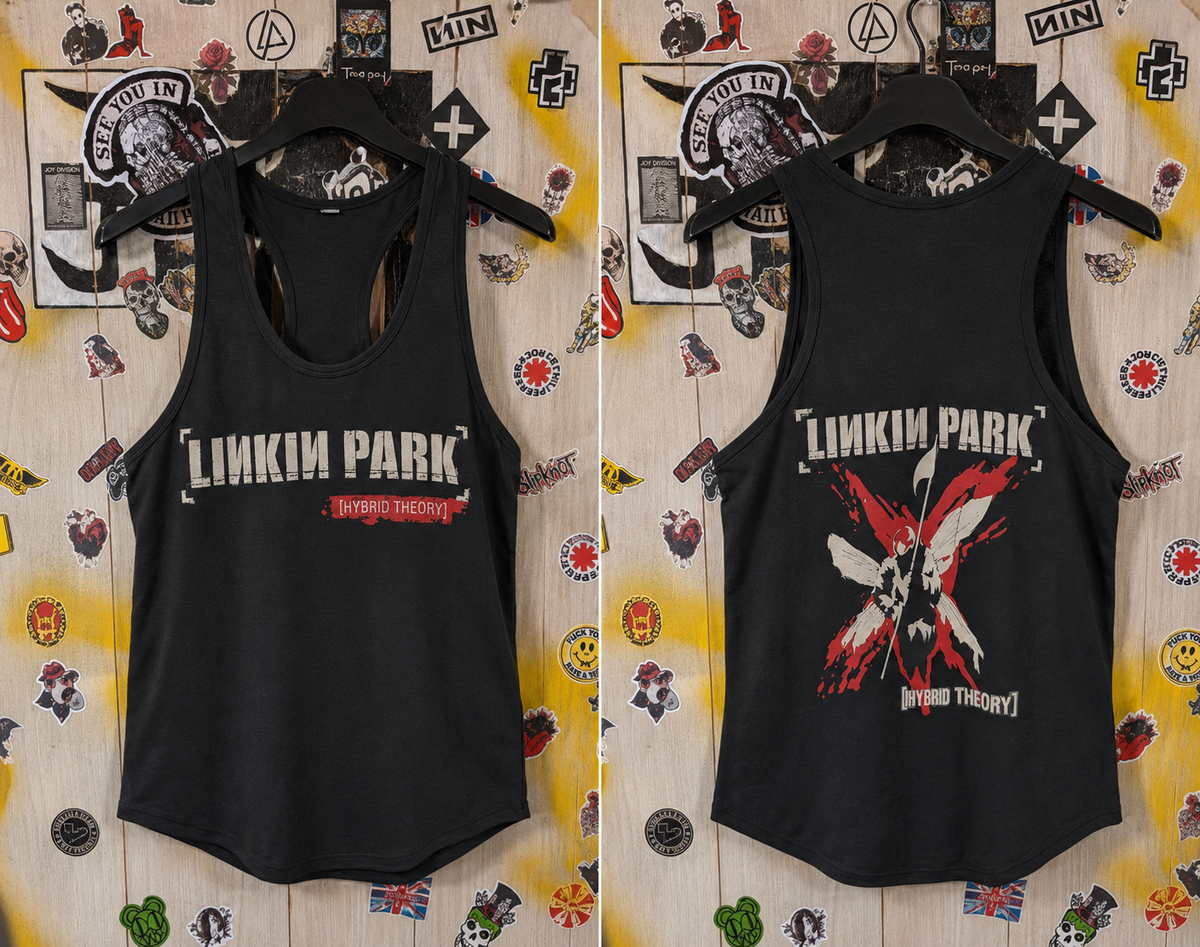 Linkin Park Black Sleeveless Vest