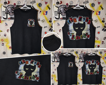 The Cure Black Sleeveless Vest