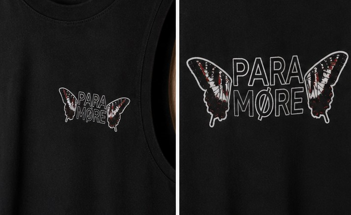 Paramore Black Sleeveless Vest