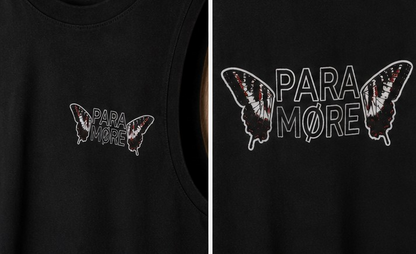 Paramore Black Sleeveless Vest
