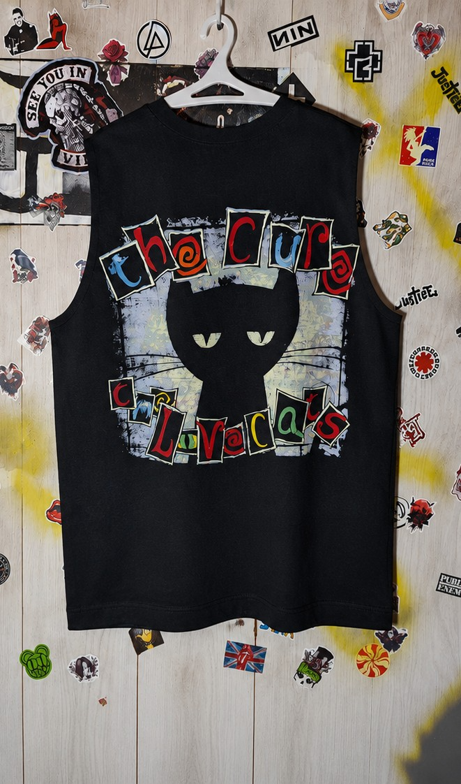 The Cure Black Sleeveless Vest