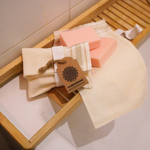 Aaponminimarket Cellulose Bath Glove