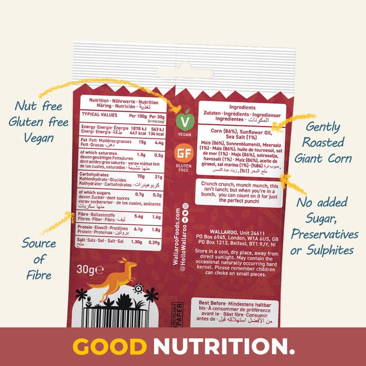 Aaponminimarket Roasted Peruvian Giant Corn Kernels - Sea Salt