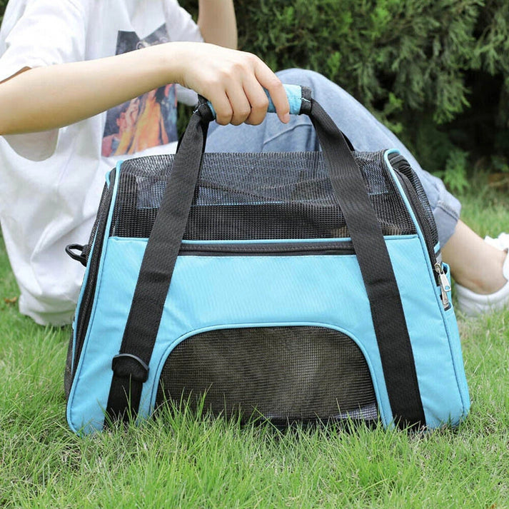 Aaponminimarket Large Pet Carrier Bag AVC Portable Soft Fabric