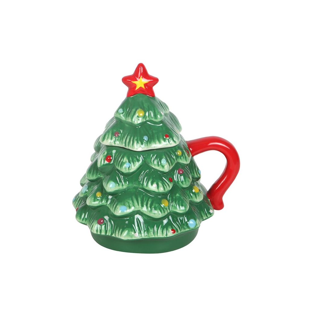 Nostalgic Christmas Tree Mug with Lid – 500ml – view 3