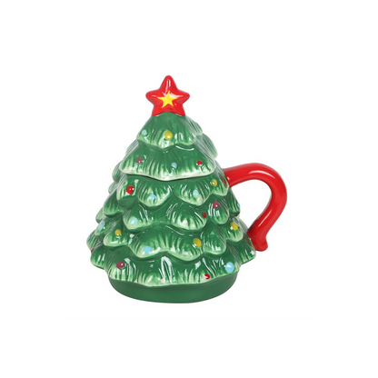 Nostalgic Christmas Tree Mug with Lid – 500ml – view 3