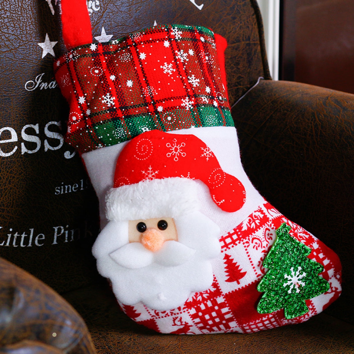 Small Santa Christmas stocking – view 3