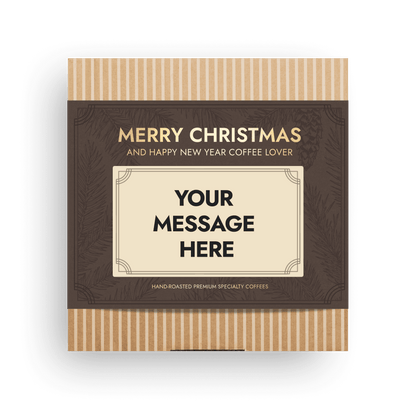 Personalized Specialty Coffee Gift Box – Whole Bean Christmas Edition