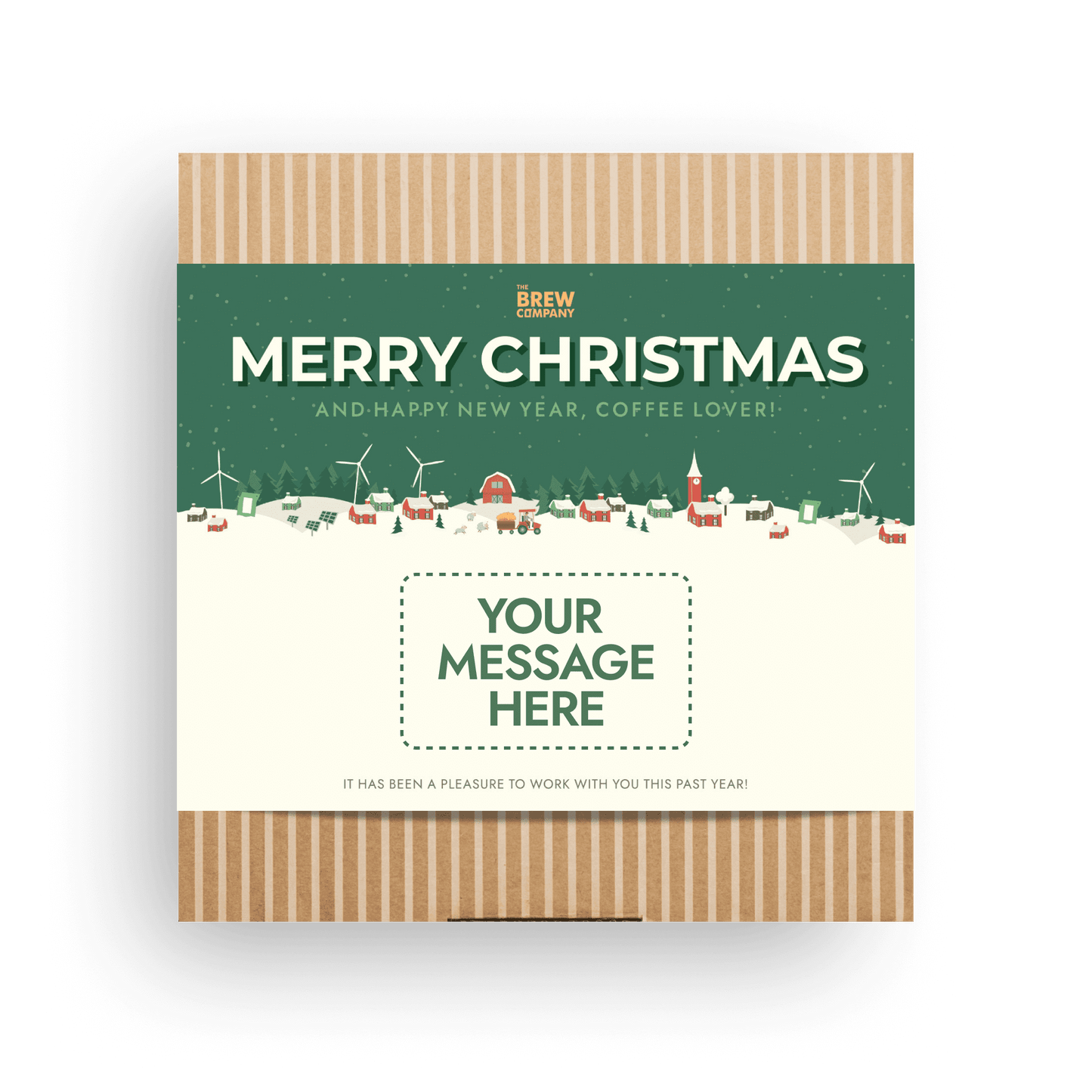 MERRY CHRISTMAS COFFEE GIFT BOX CUSTOM