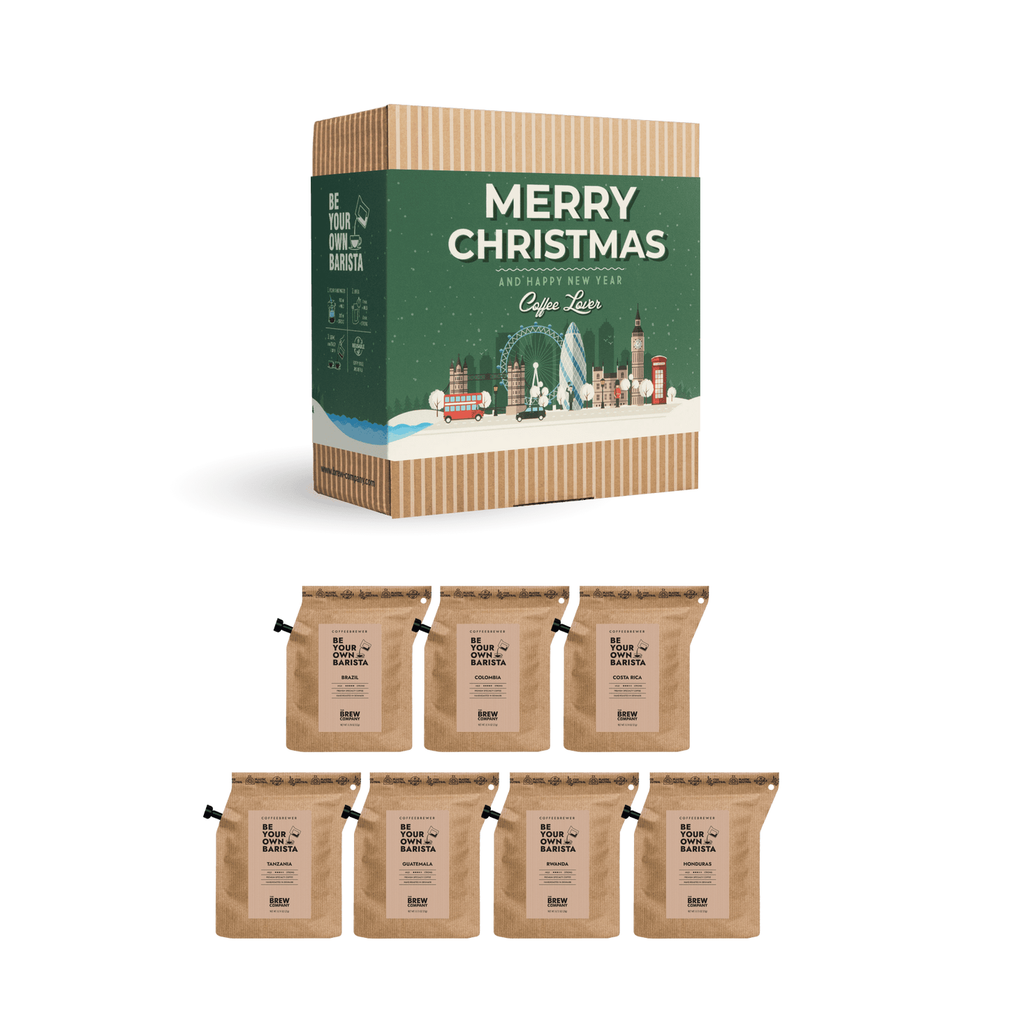 MERRY CHRISTMAS SPECIALTY COFFEE GIFT BOX