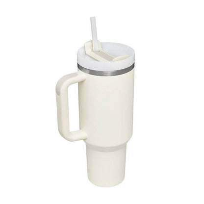 40 oz Insulated Stainless Steel Travel Mug with Handle & Straw (BPA-Free)-6