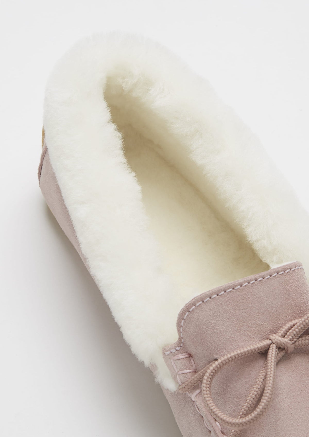 Hugs & Co. Women's Sheepskin Slippers, Ice Pink – view 4