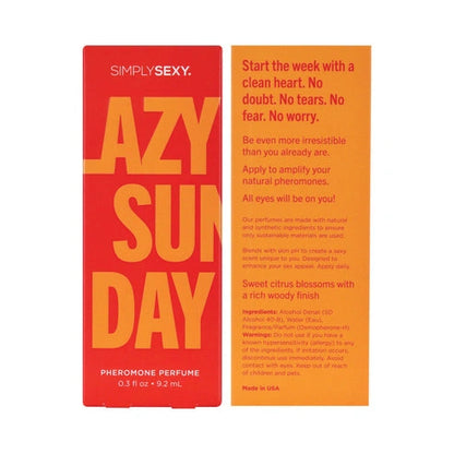 Aaponminimarket Simply Sexy Lazy Sunday Pheromone Perfume
