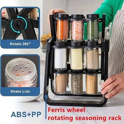 Revolving Spice Rack Set
