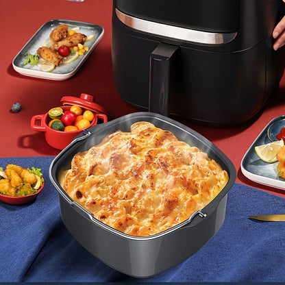 Aaponminimarket Non-Stick Cake Pan Air Fryer Baking Tray