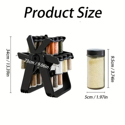 Revolving Spice Rack Set
