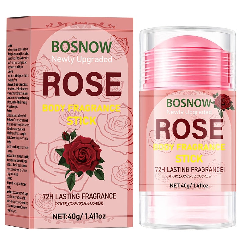 Aapon Mini Market Ltd Rose Body Fragrance Stick Long-Lasting Floral Scent