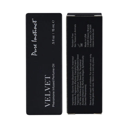 Aaponminimarket Pure Instinct Pheromone Perfume Oil Velvet Dropper 0.5 oz.