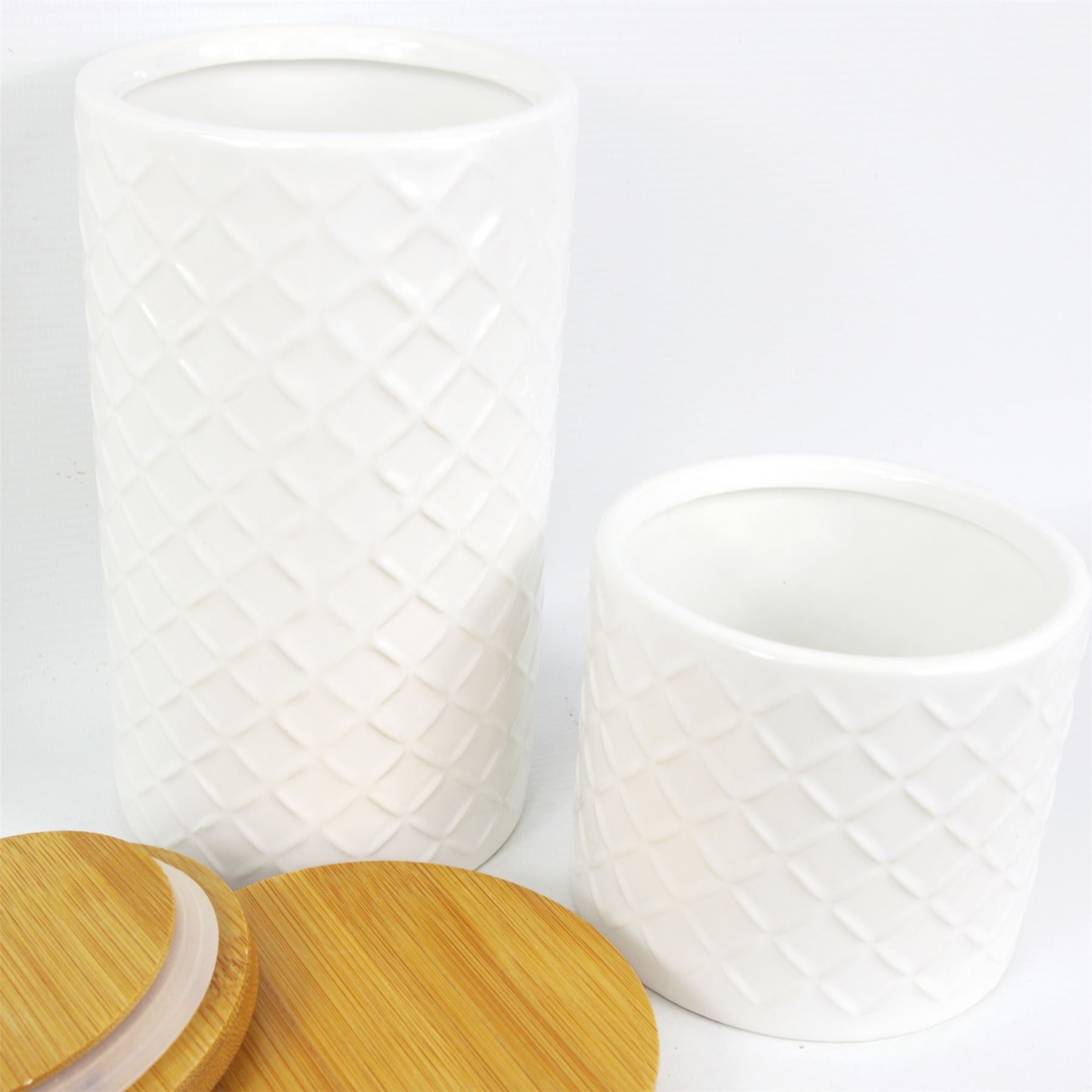 Aapon mini market -Cream Ceramic Canister Set