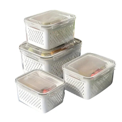 Aaponminimarket 9pcs BPA-Free Plastic Food Storage Containers Set