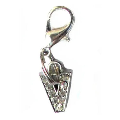 Aaponminimarket A–Z Crystal Letter Pet Charms