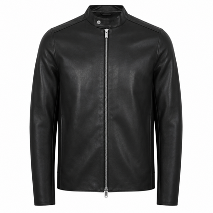 Men’s Leather Café Racer Jacket