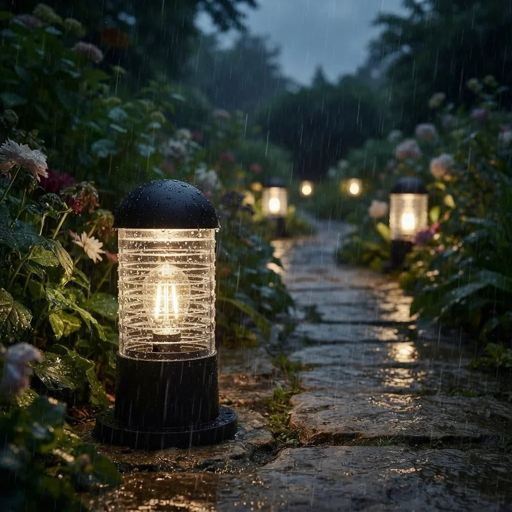IP54 Outdoor Bollard Light E27 Garden Pillar Pathway Driveway ~ 5121