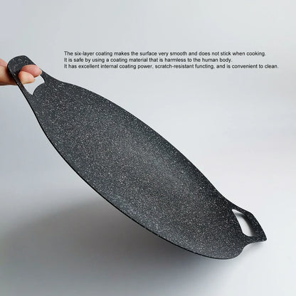 Aapon mini market -NNEOBA barbecue plate non-stick outdoor frying plate