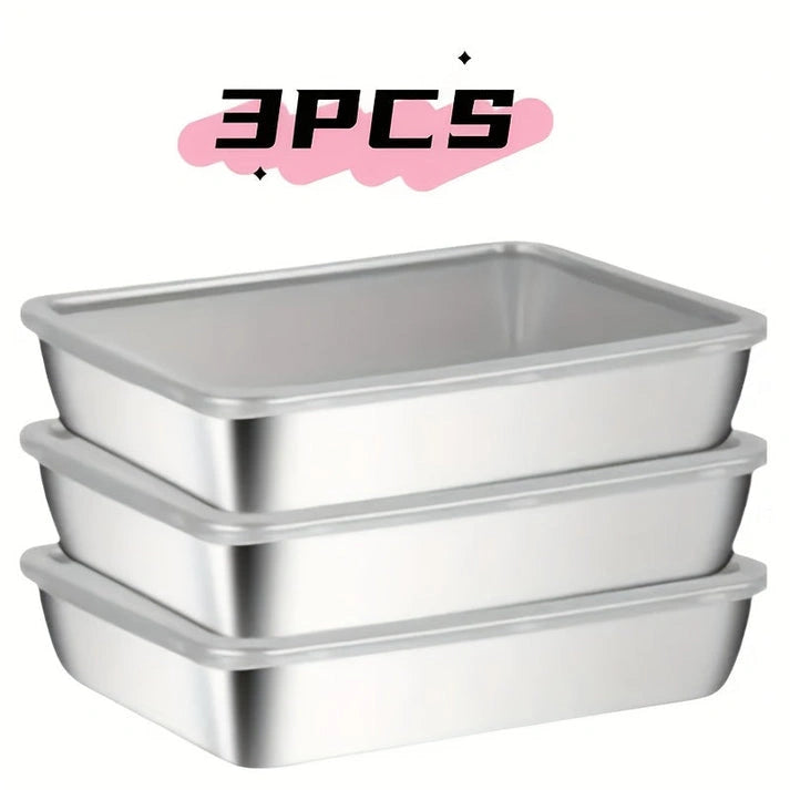 Aaonminimarket Leak-Proof Steel Food Containers