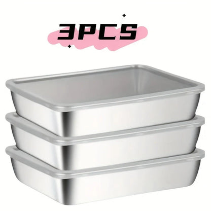 Aaonminimarket Leak-Proof Steel Food Containers
