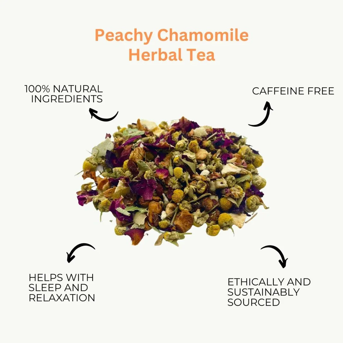 Aapon Mini Market Peachy Chamomile Loose Leaf Tea