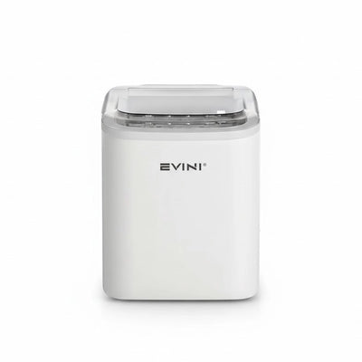 Countertop self-cleaning ice maker machine with scoop and basket