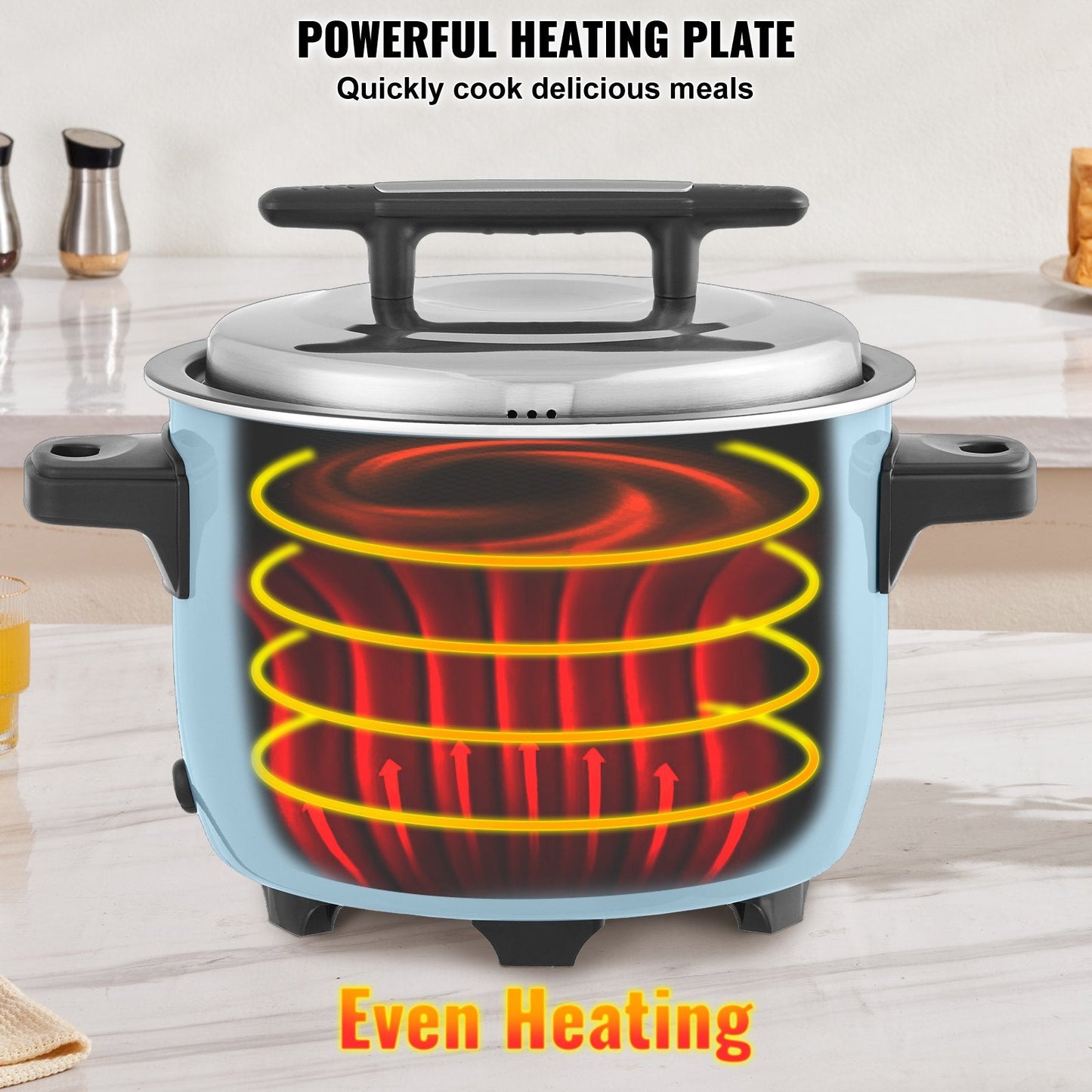 Aapon mini market - VEVOR Commercial Rice Cooker 50-Cup (10L)