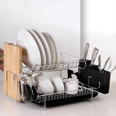 AaponminimarketNNEDSZ Dish Drying Rack Drainer Cup Plate Holder