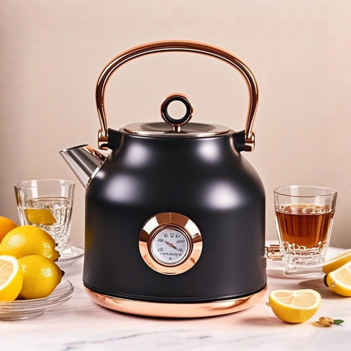 Aaponminimarket 1.7L Electric Water Kettle Black