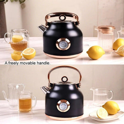 Aaponminimarket 1.7L Electric Water Kettle Black