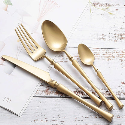 Aaponminimarket 304 Stainless Steel Steak Cutlery Set