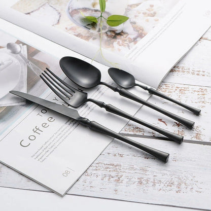Aaponminimarket 304 Stainless Steel Steak Cutlery Set